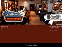 Tablet Screenshot of delmonicoscleveland.com